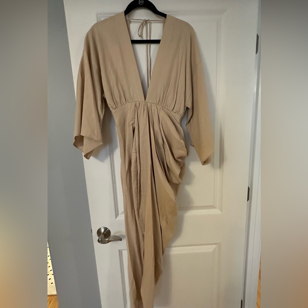 Asos low cut midi dress